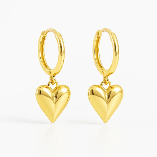 Coração de Mãe – Argola Dourada com Amor em Cada Detalhe