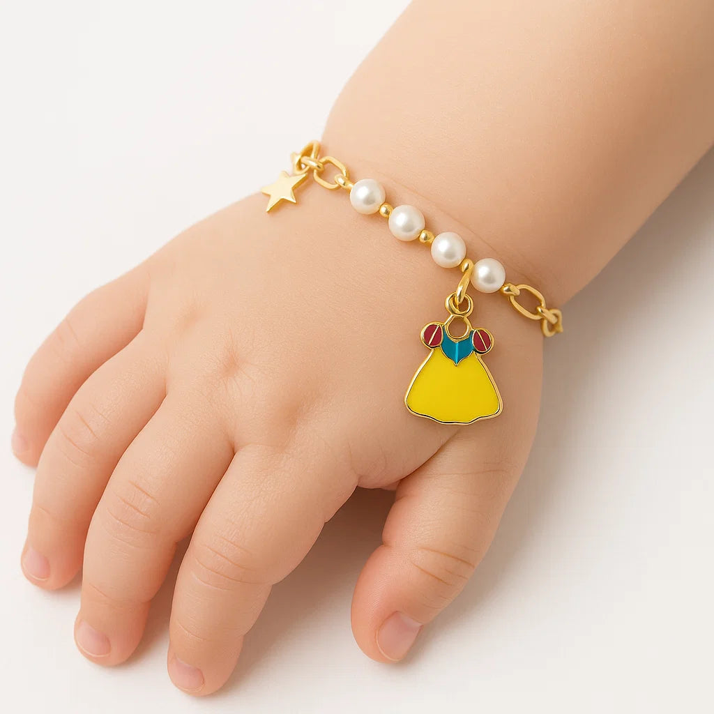 Laço Mágico – Pulseira Banhada a Ouro com Inspiração Encantada